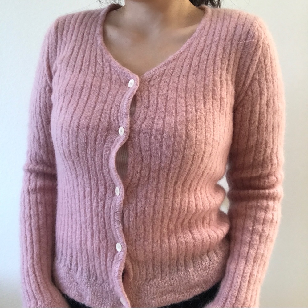 Knit Ribbed Cardigan - Picture 3 of 5